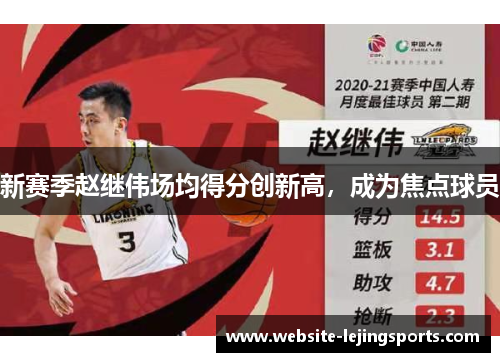 新赛季赵继伟场均得分创新高，成为焦点球员